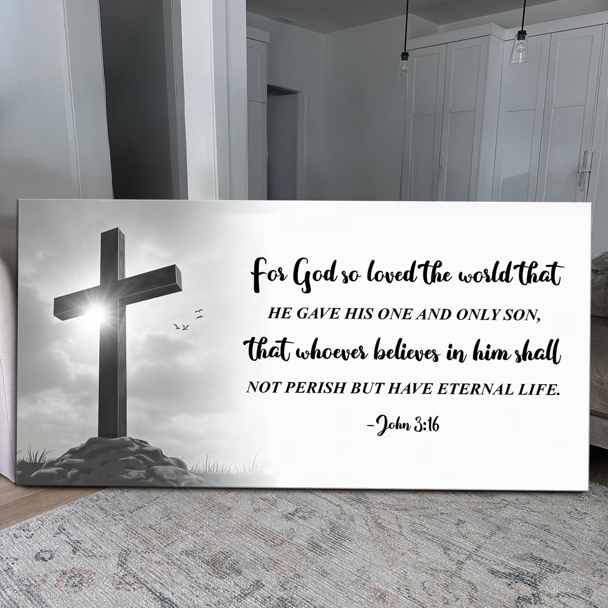 John 3:16: For God So Loved The World Faith Sign VI
