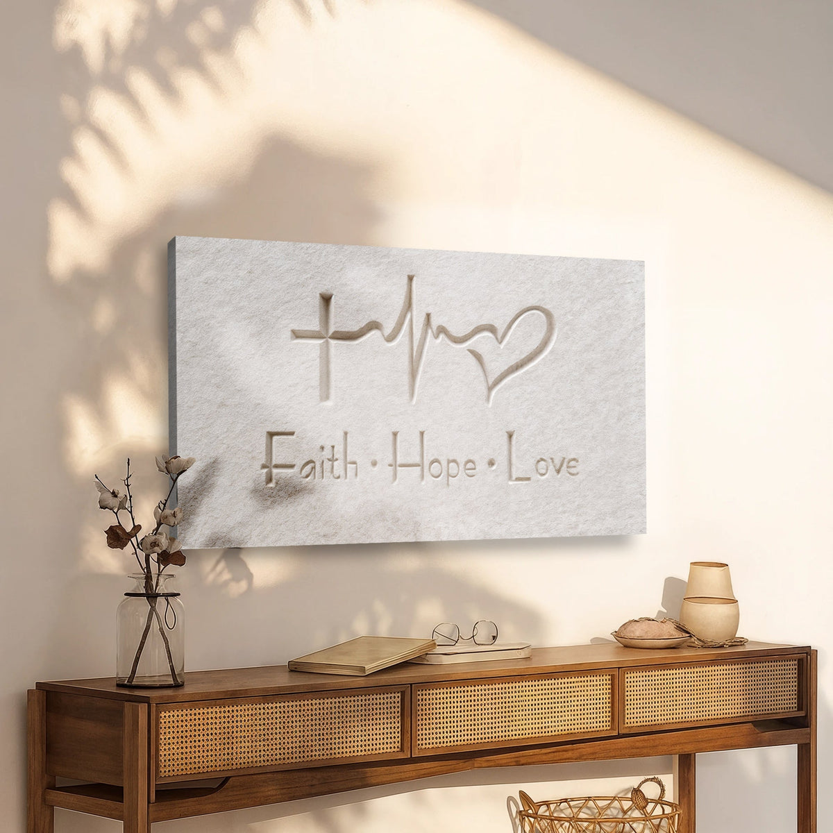Faith, Hope, Love Faith Wall Art IV