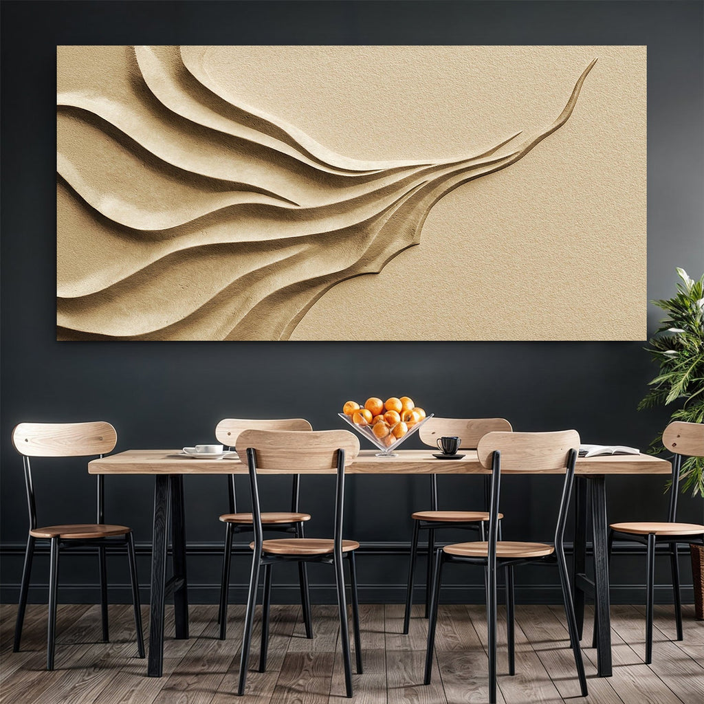 Beige Minimalist Wall Art