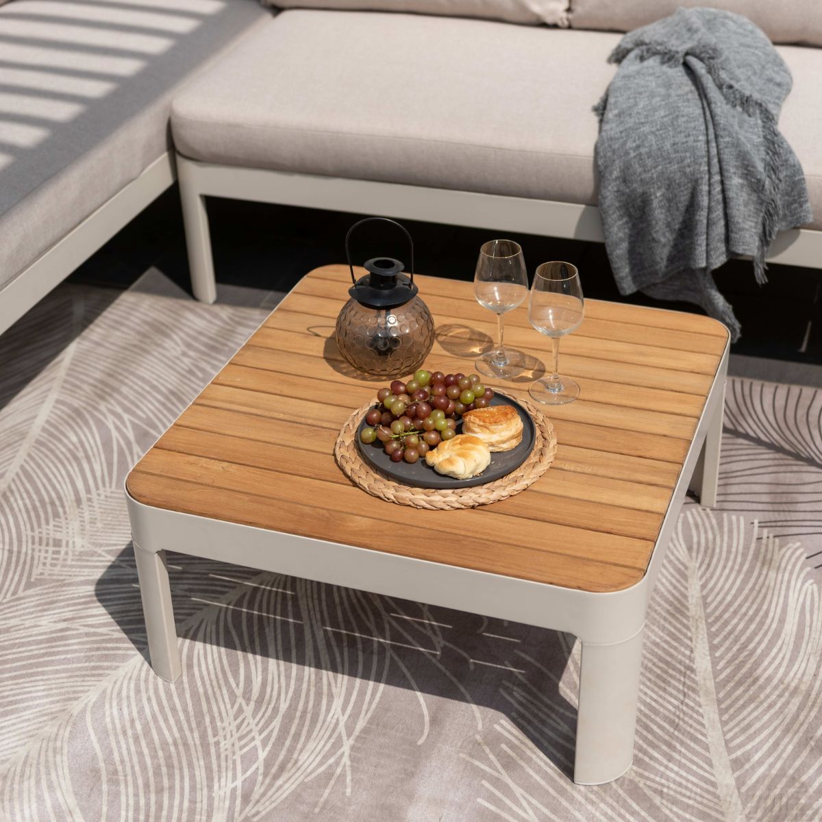 Portals Light Square Coffee Table