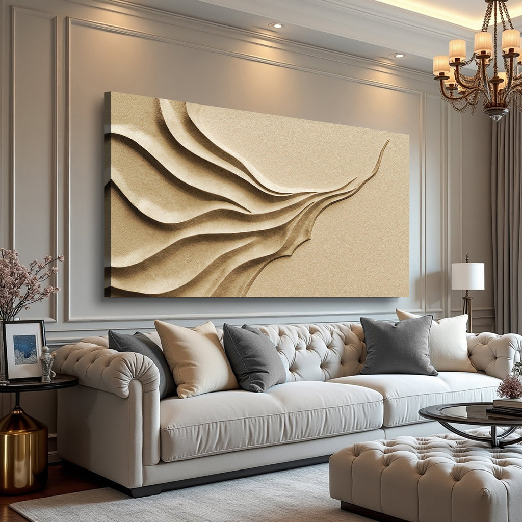 Beige Minimalist Wall Art