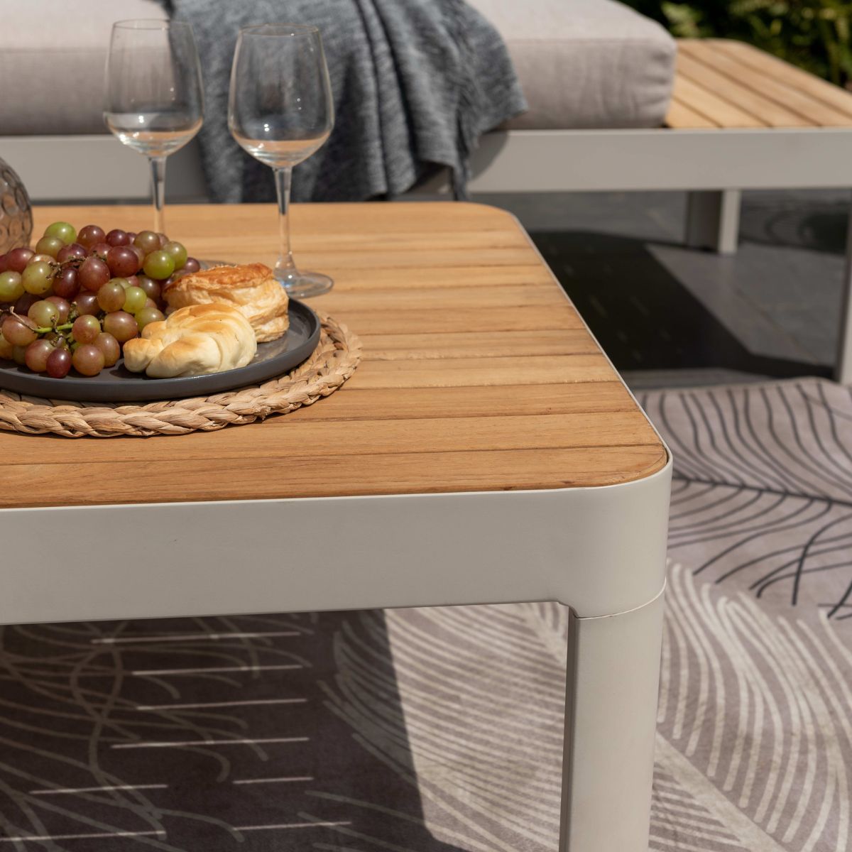 Portals Light Square Coffee Table