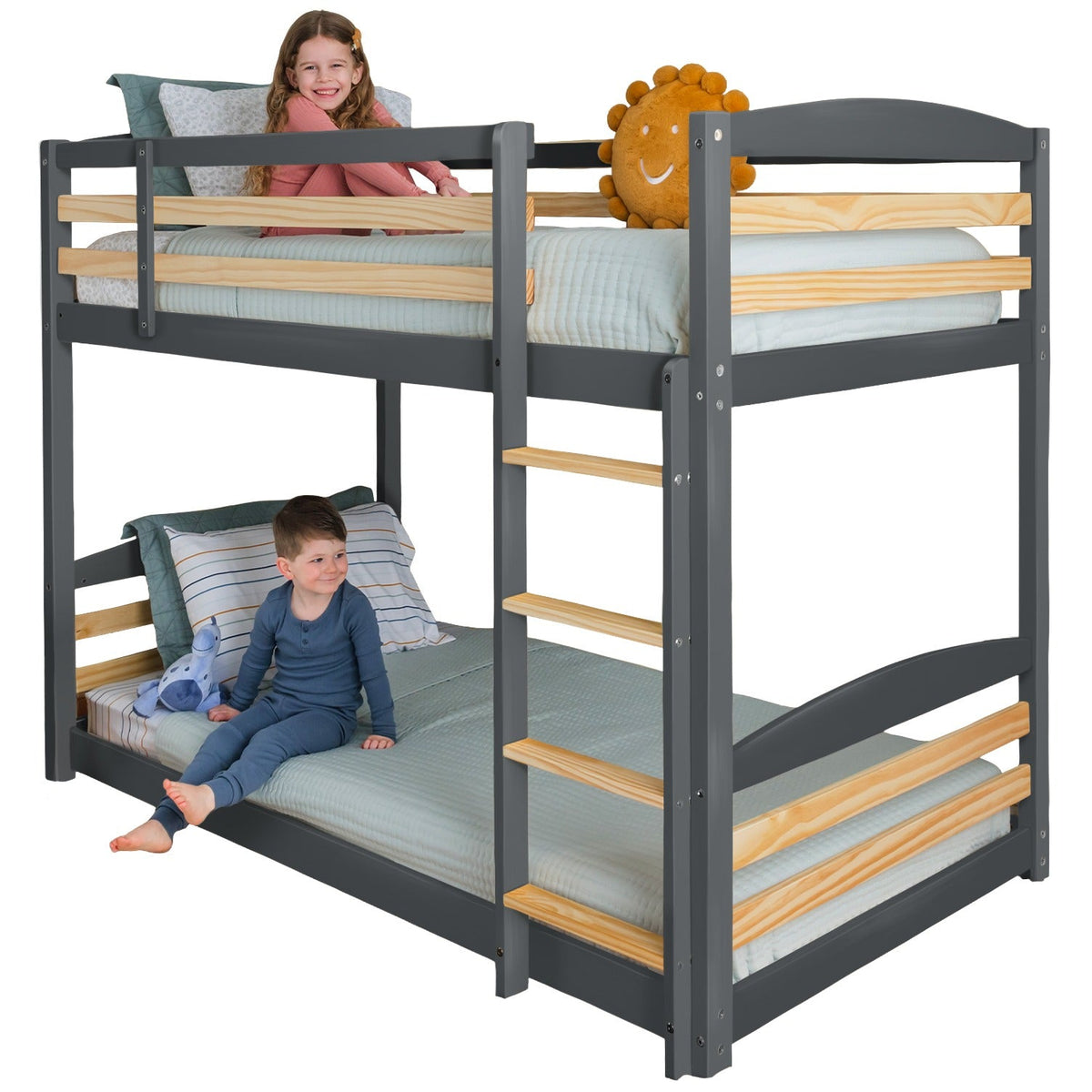 Solid Wood Kids Bunk Bed