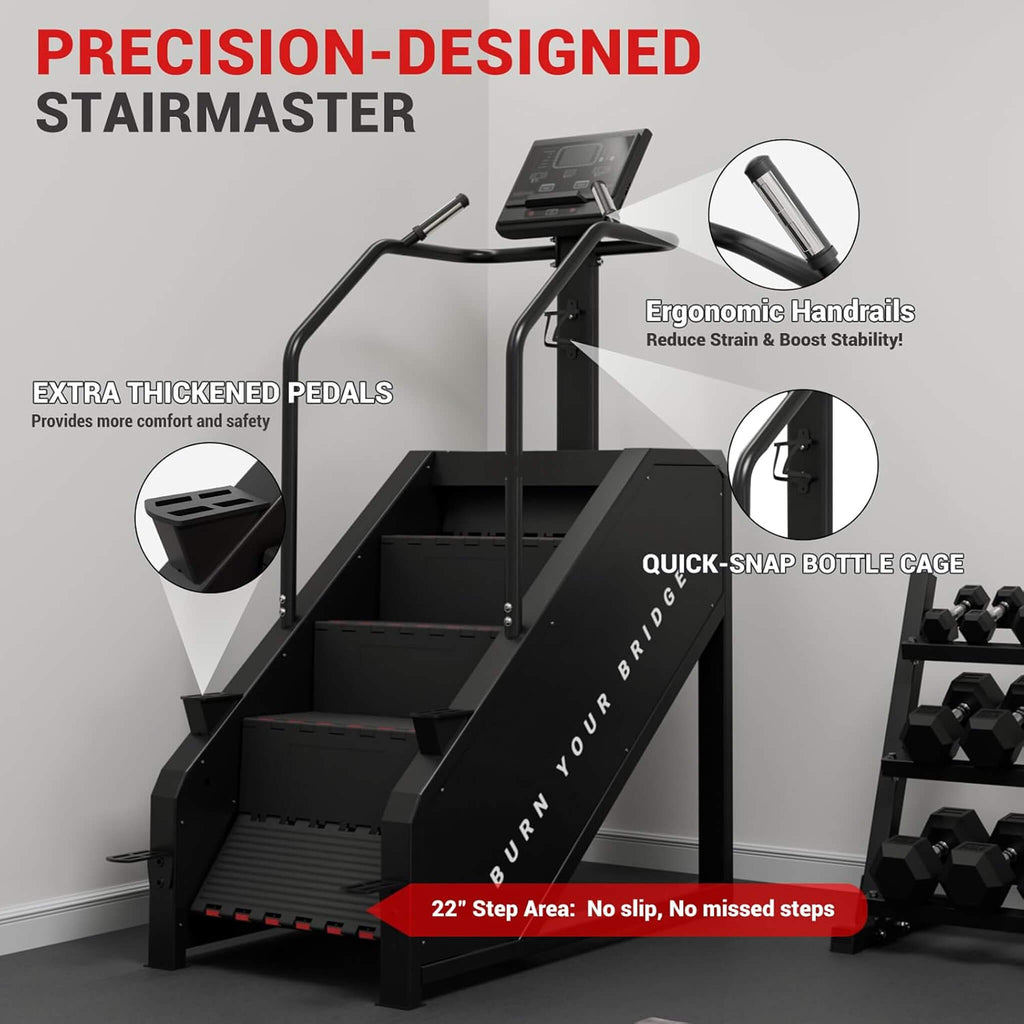 Commercial Stair Stepper With LED Display And 15 Resistance Levels (SAK91837)