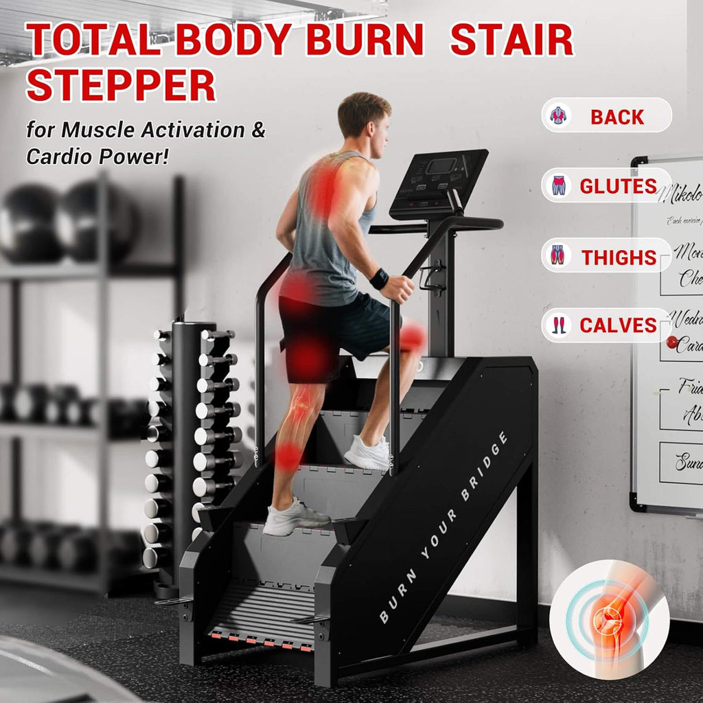 Commercial Stair Stepper With LED Display And 15 Resistance Levels (SAK91837)