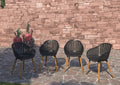 Nassau Chairs Resin and Wood - 4 Piece