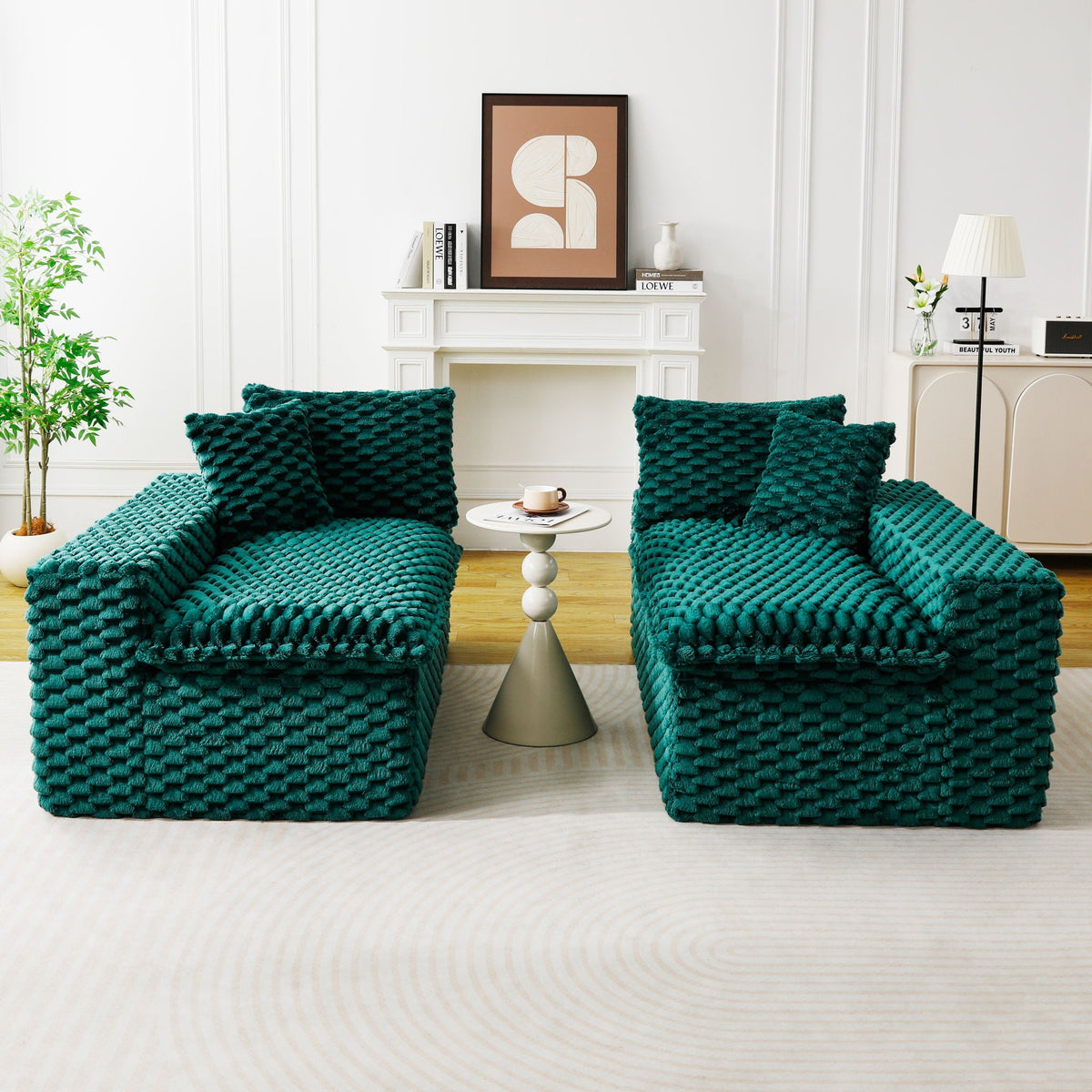 Multifunctional Sofa, Side-By-Side Or Facing Each Other